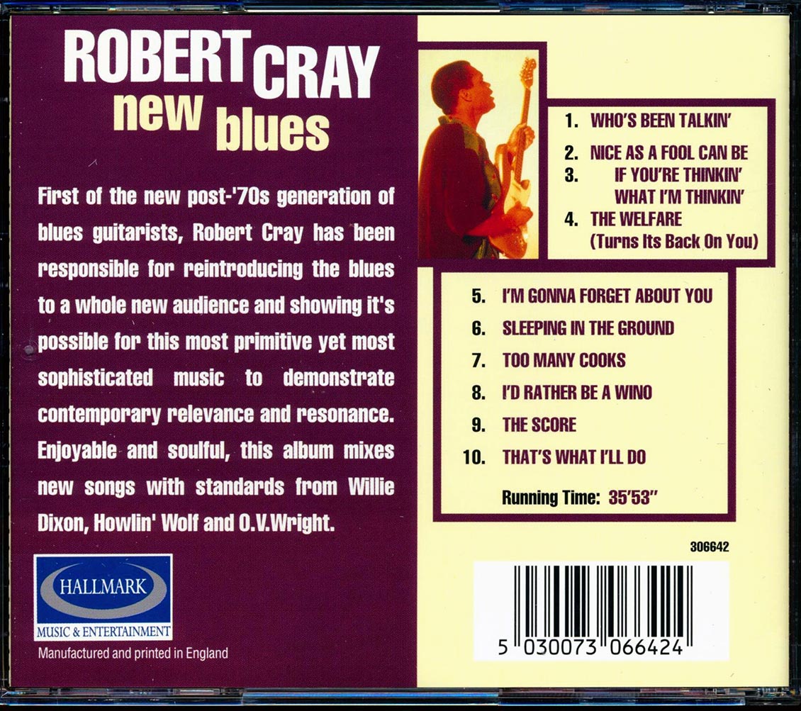 Robert Cray - New Blues [1997 Reissue] [New CD]