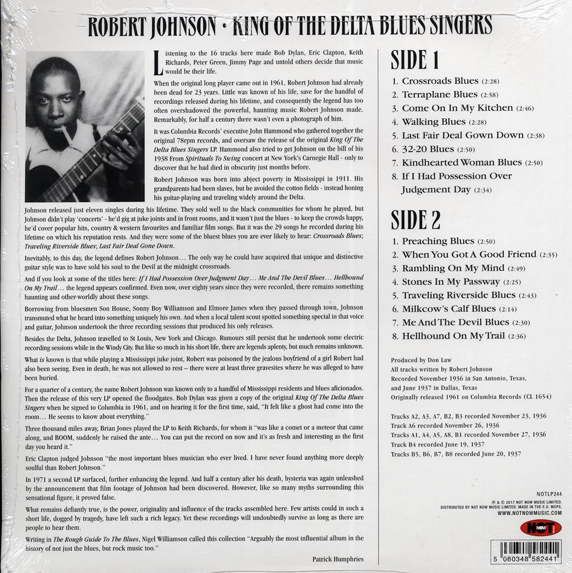 Robert Johnson - King of the Delta Blues Singers [2017 Reissue 180G Red] [New Vinyl Record LP]