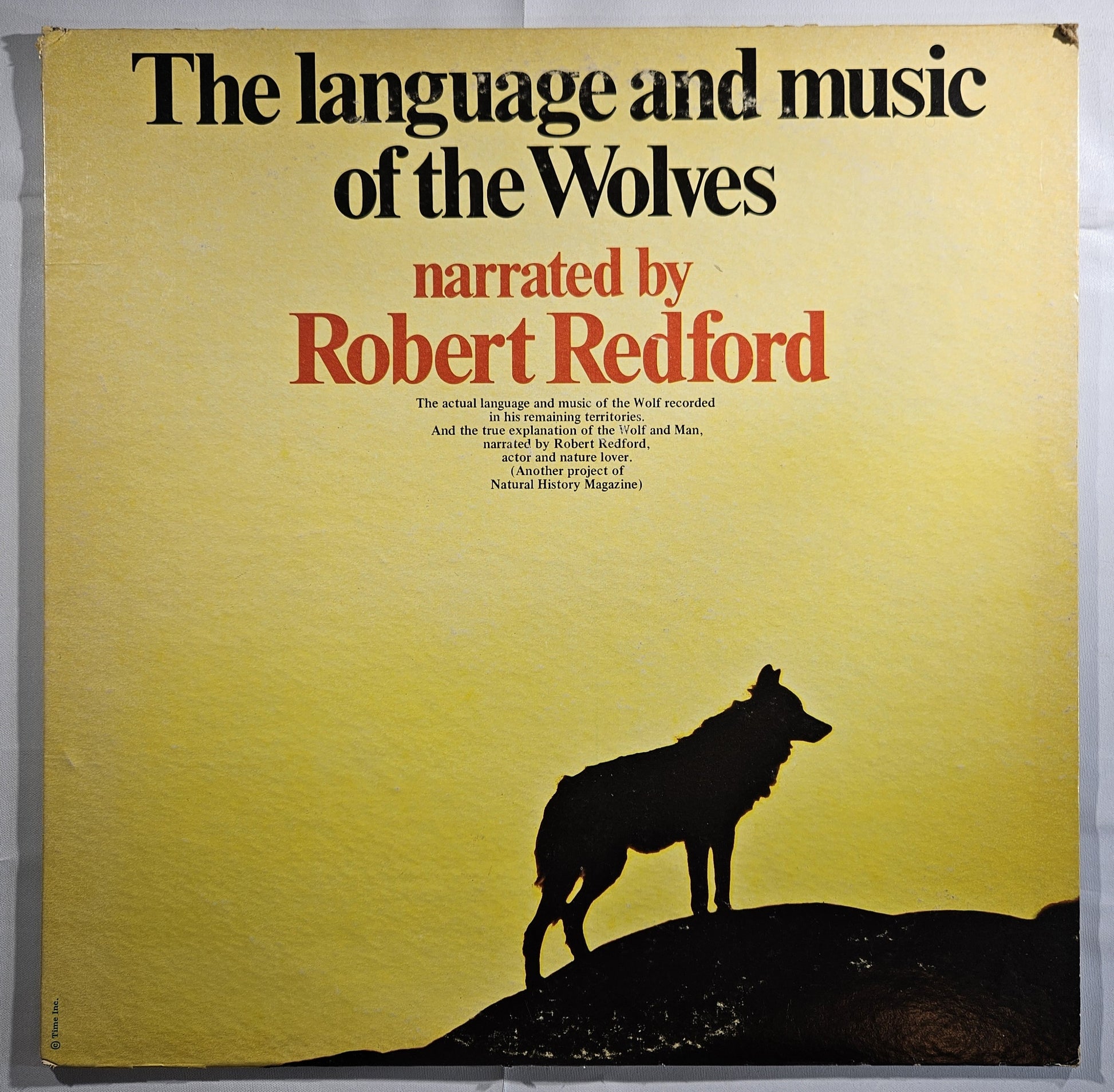 Robert Redford - The Language and Music of the Wolves [1971 Used Vinyl Record LP] [B]