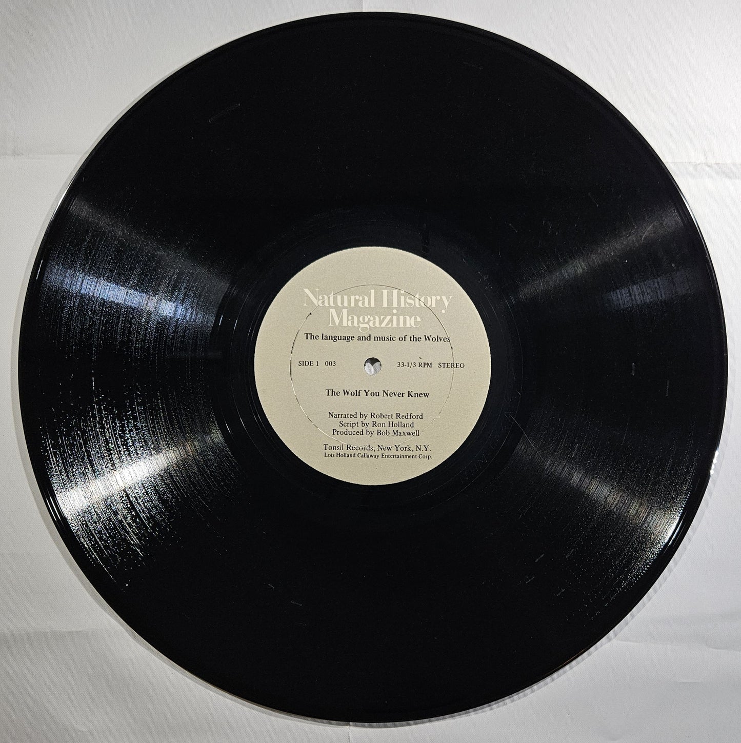 Robert Redford - The Language and Music of the Wolves [1971 Used Vinyl Record LP] [B]