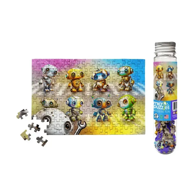 Robots Science Lovers 150 Piece Mini Jigsaw Puzzle Micro Puzzles