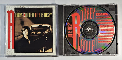 Rodney Crowell - Life Is Messy [1992 Pitman Pressing] [Used CD]