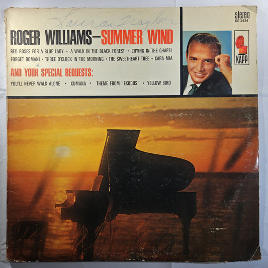 Roger Williams - Summer Wind and Your Special Requests [1965 Used Vinyl Record]