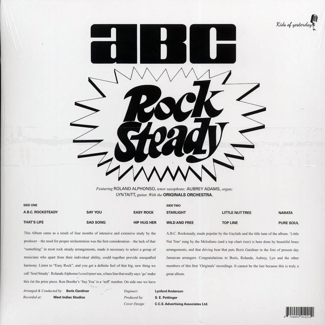 Roland Alphonso - ABC Rocksteady [2025 Reissue] [New Vinyl Record LP]