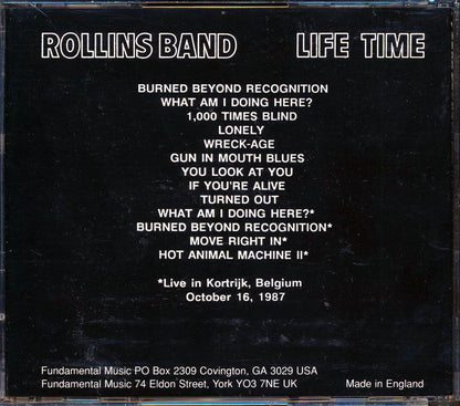 Rollings Band - Life Time [1988 New CD]