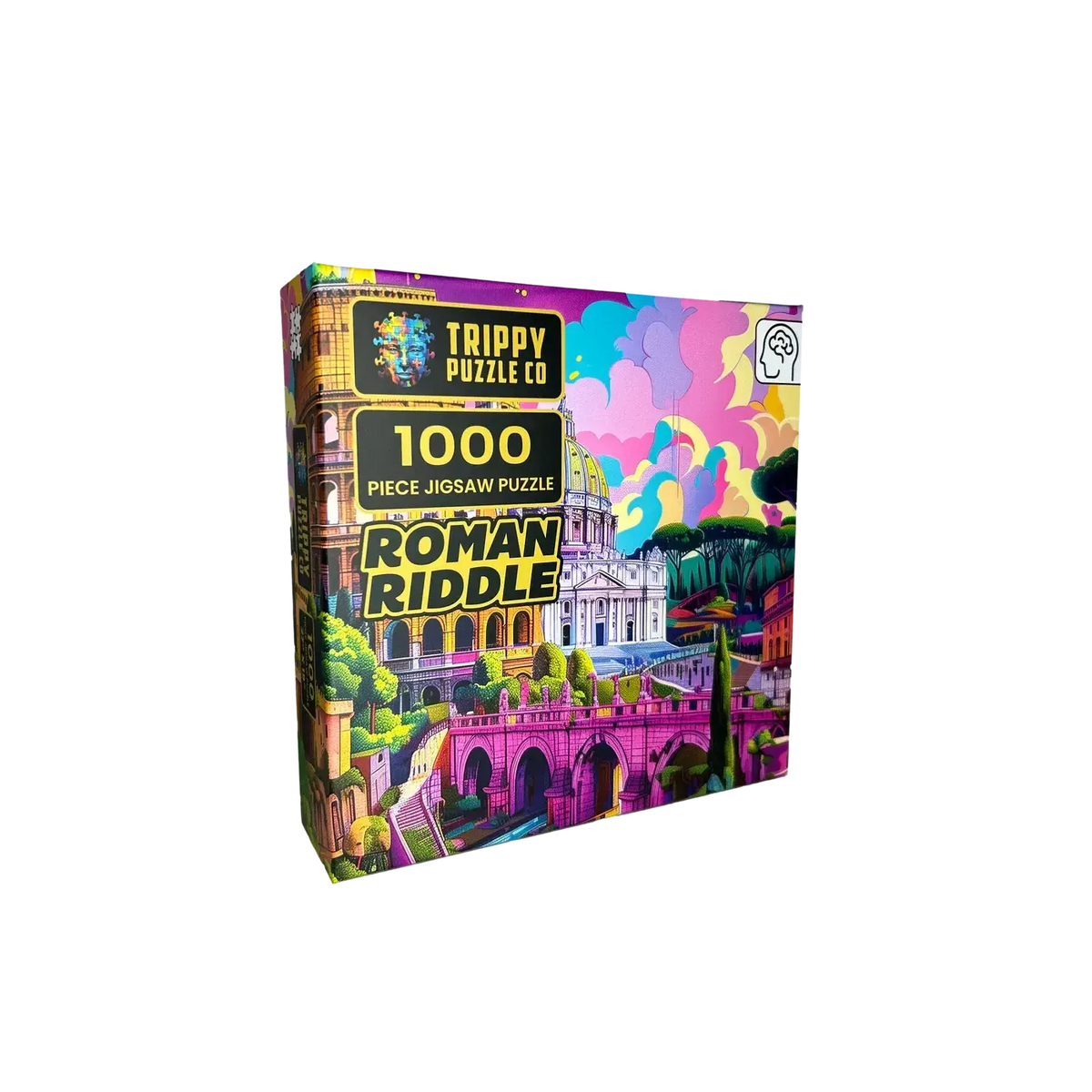Roman Riddle 1000 Piece Jigsaw Puzzle Trippy