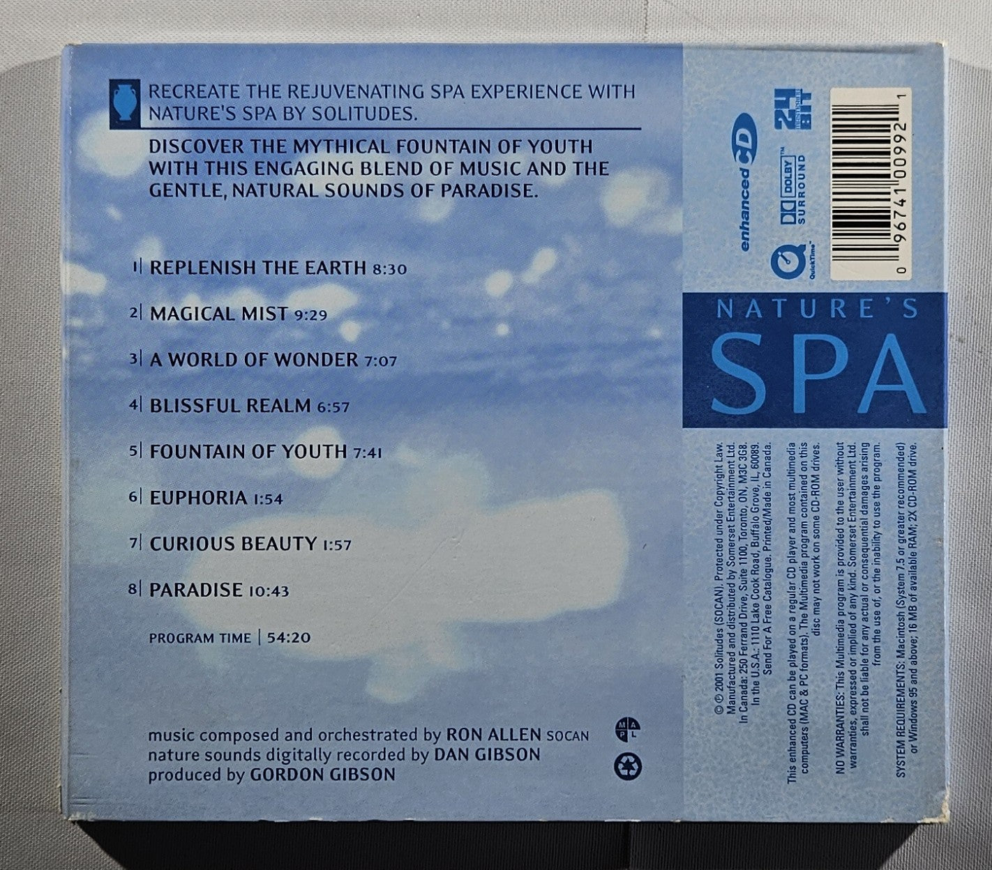 Ron Allen, Dan Gibson - Fountain of Youth [2001 Used CD]