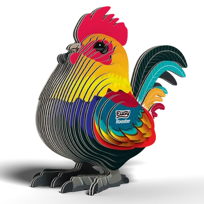 Rooster 3D Cardboard Model Kit Eugy