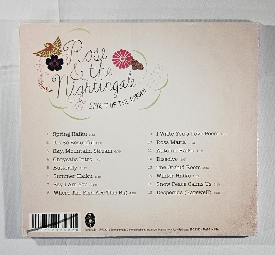 Rose & The Nightingale - Spirit of the Garden [2013 Used CD]