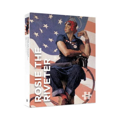 Rosie the Riveter by Rockwell 500 Piece Jigsaw Puzzle Pomegranate