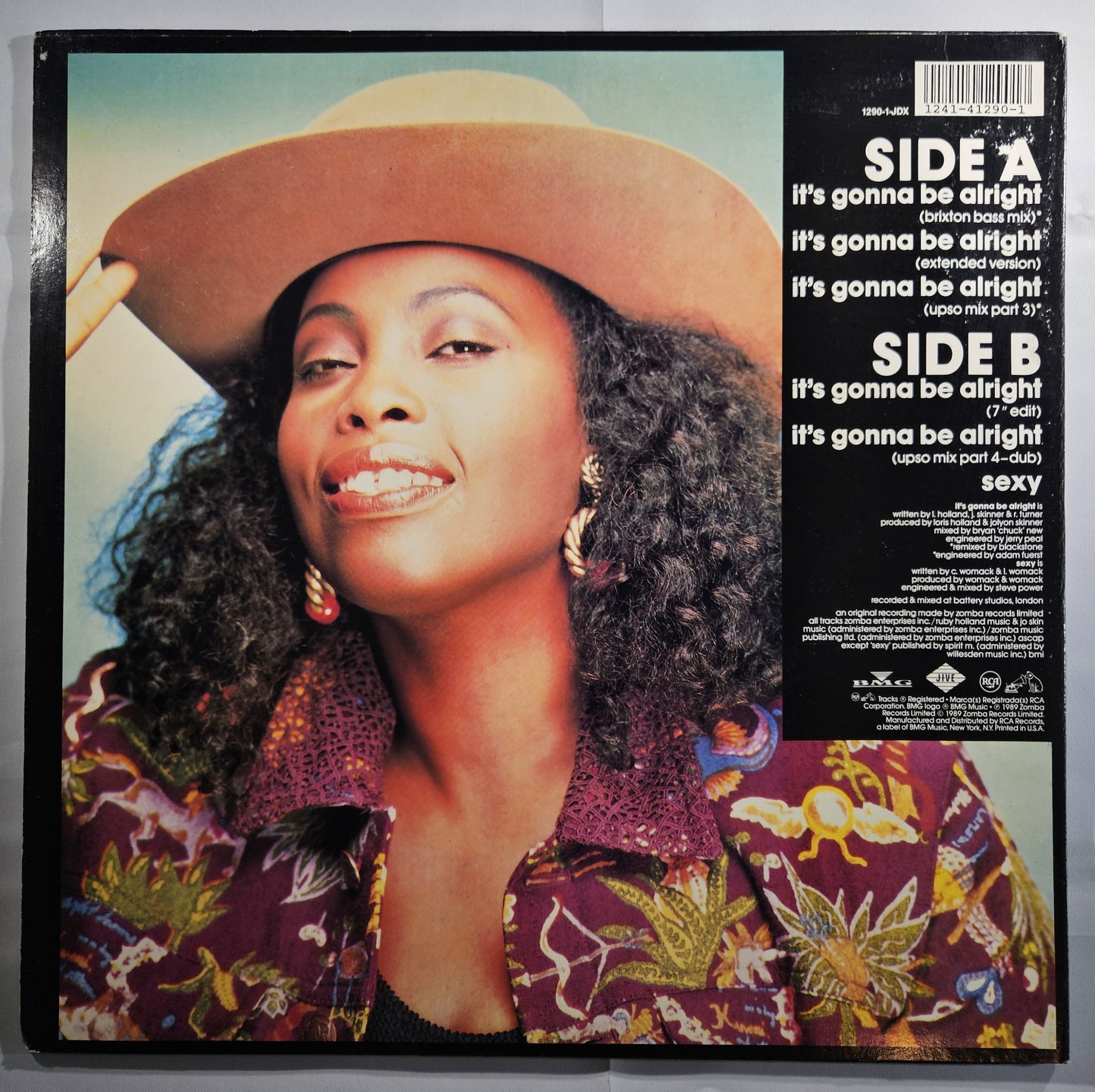 Ruby Turner - It's Gonna Be Alright [1989 Used Vinyl Record 12" Single]