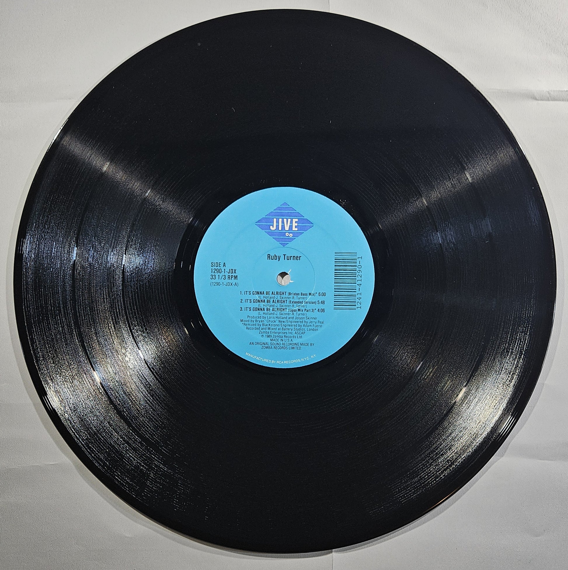 Ruby Turner - It's Gonna Be Alright [1989 Used Vinyl Record 12" Single]