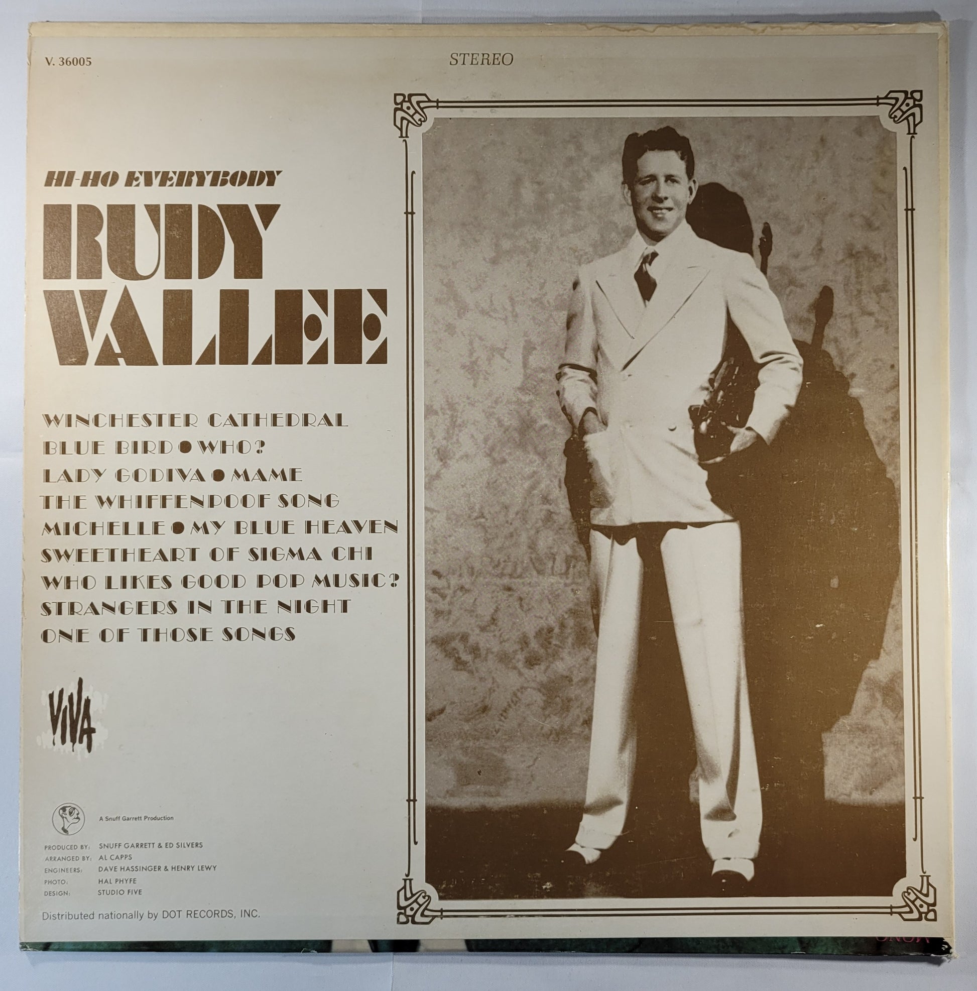 Rudy Vallee - Hi-Ho Everybody [1966 Used Vinyl Record LP]