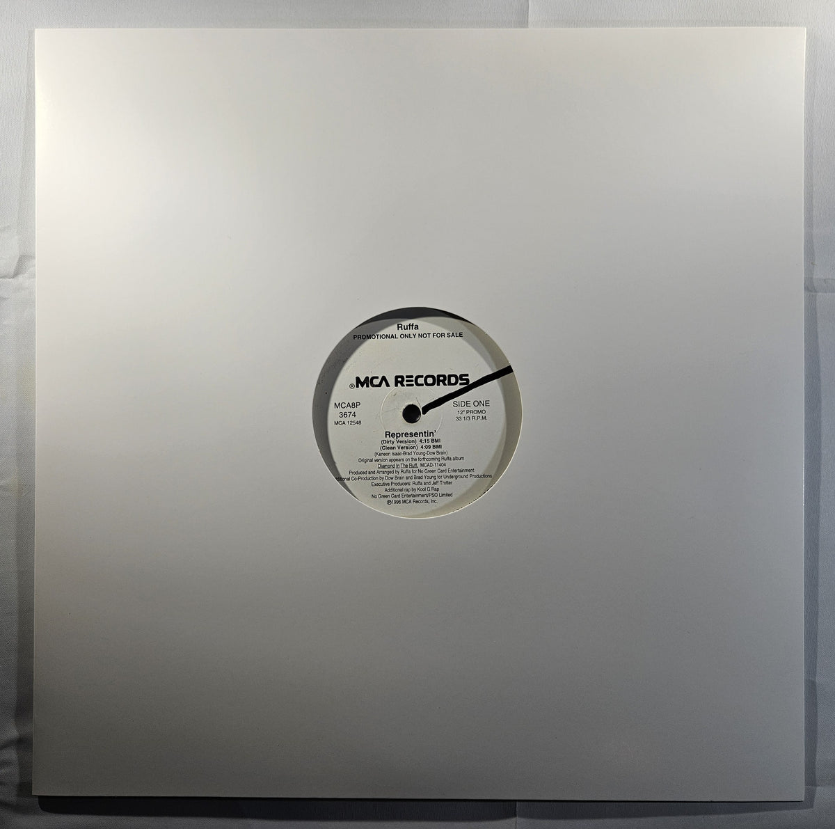 Ruffa - Representin' [1996 Promo] [Used Vinyl Record 12" Single]