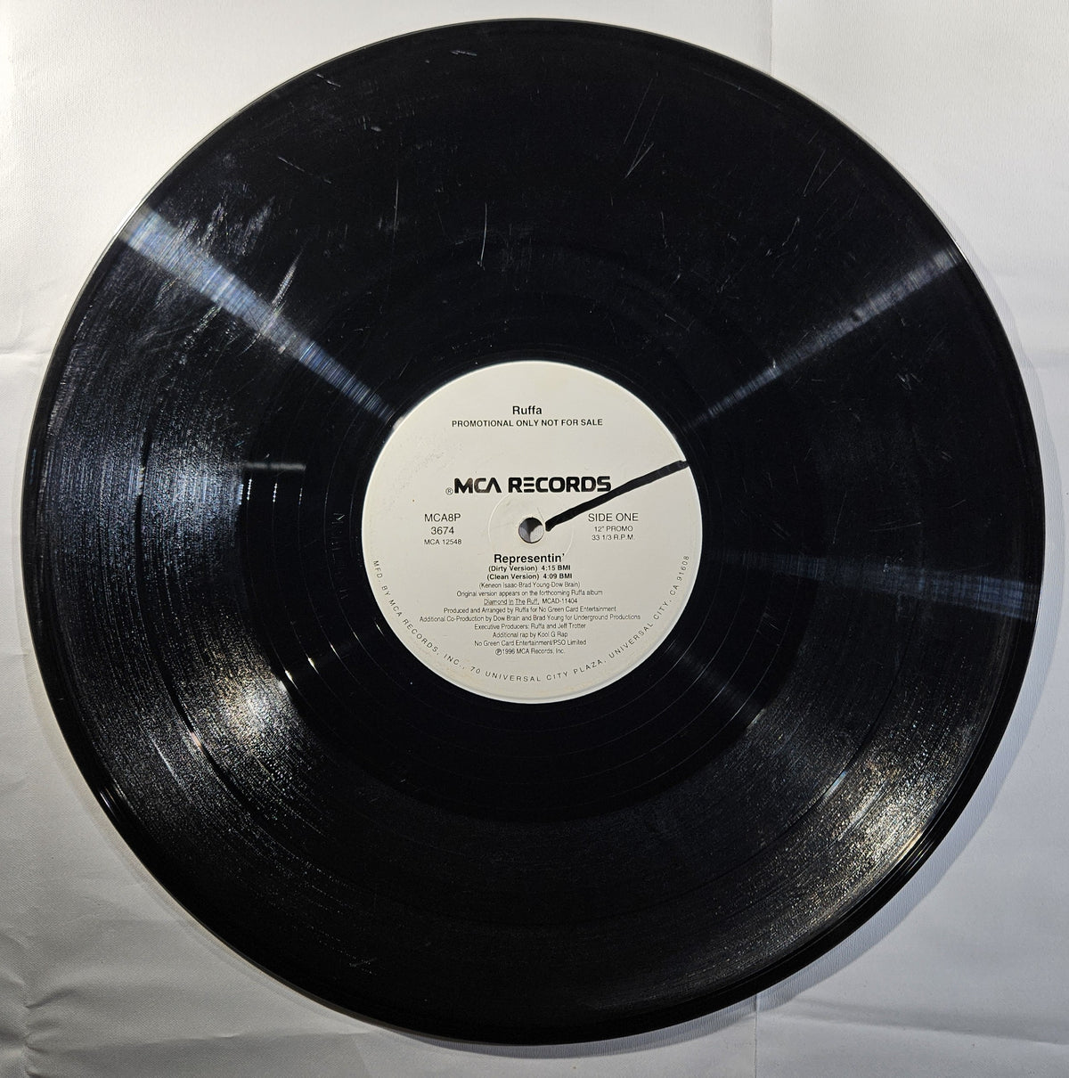 Ruffa - Representin' [1996 Promo] [Used Vinyl Record 12" Single]