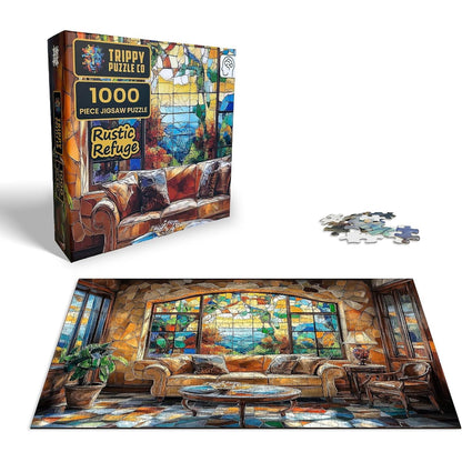 Rustic Refugee 1000 Piece Jigsaw Puzzle Trippy