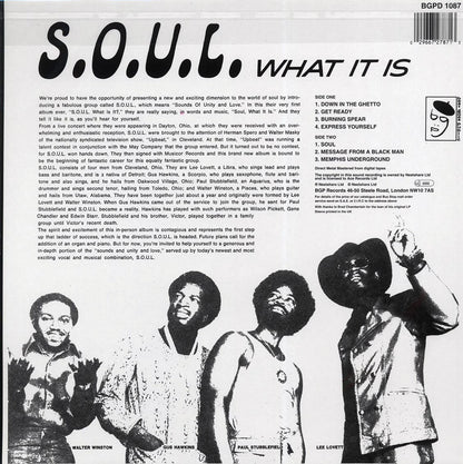 S.O.U.L. - What Is It [1994 Reissue] [New Vinyl Record LP]