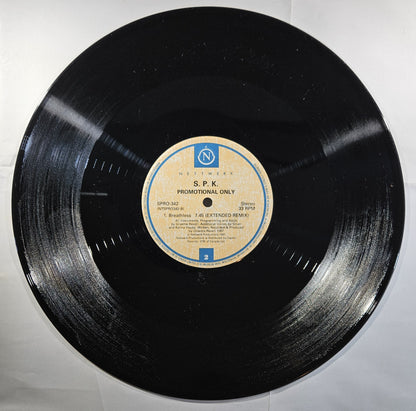 S.P.K. - Breathless [1988 Promo] [Used Vinyl Record 12" Single]