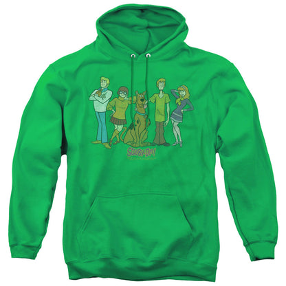 Scooby Doo Scooby Gang Mens Hoodie Kelly Green Officially Licensed