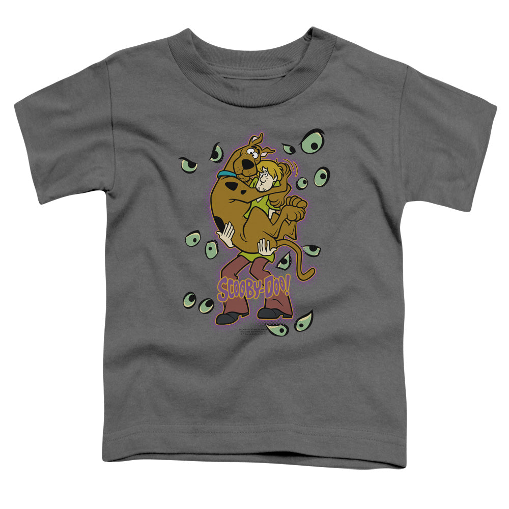 Scooby Doo Being Watched Toddler Kids Youth T Shirt Charcoal Officially Licensed