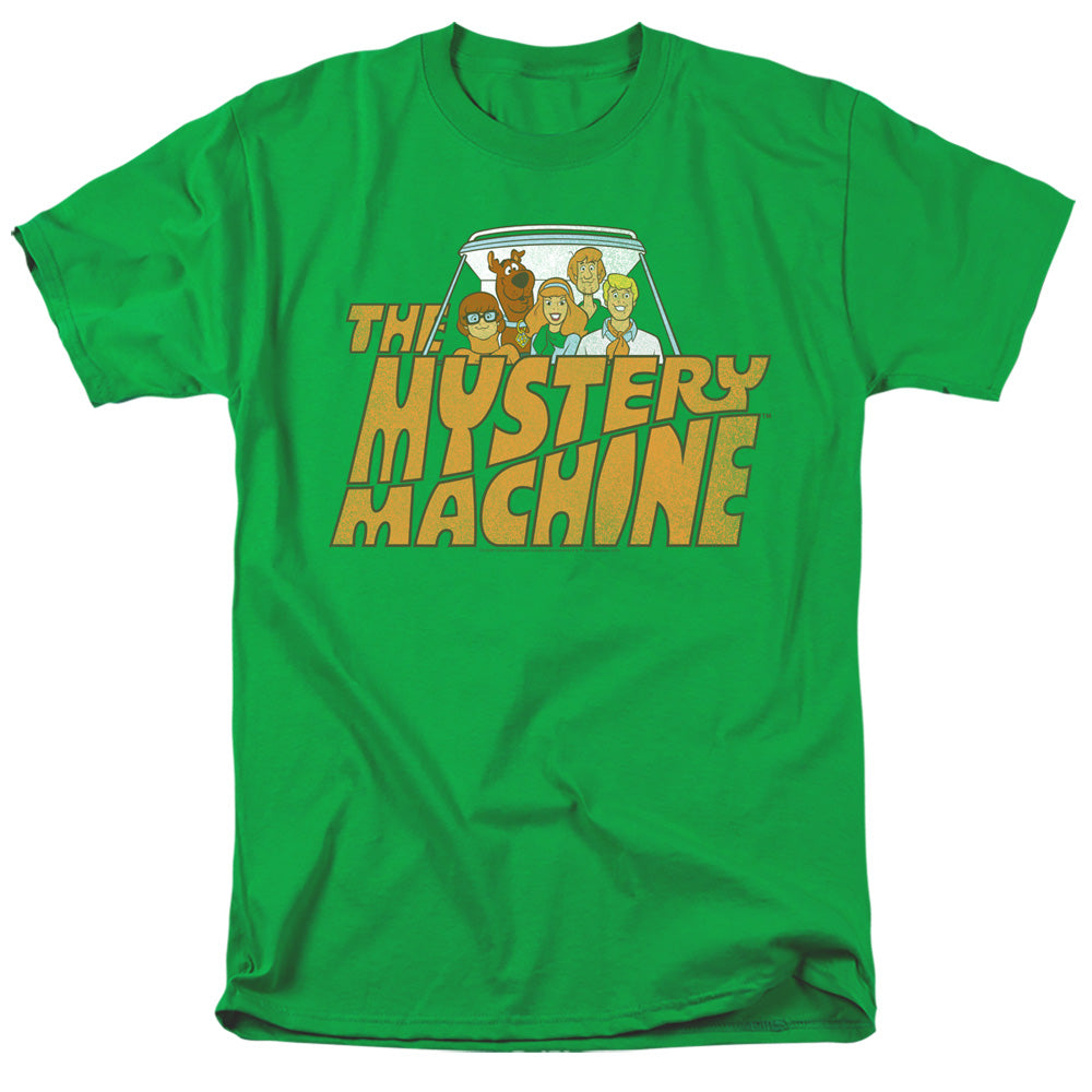 Scooby Doo! Mystery Machine Mens T Shirt Kelly Green Officially Licensed