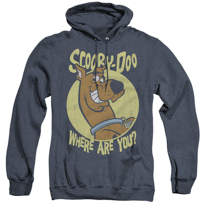 Scooby Doo Where Are You Mens Heather Hoodie Navy Officially Licensed