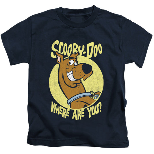 Scooby Doo Where Are You Juvenile Kids Youth T Shirt Navy Blue Officially Licensed