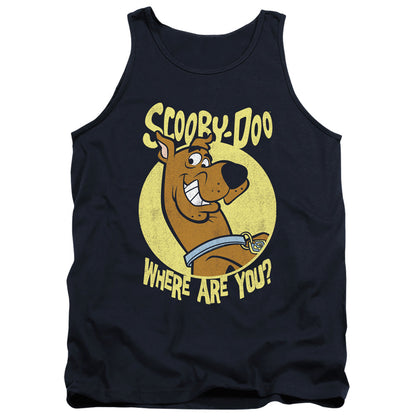 Scooby Doo Where Are You Mens Tank Top Shirt Navy Officially Licensed