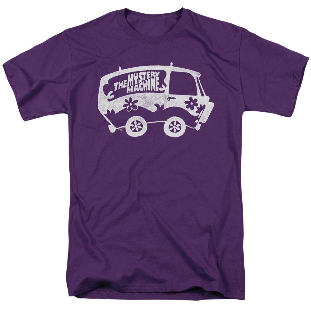 Scooby Doo Mysterious Shadow Mens T Shirt Purple Officially Licensed