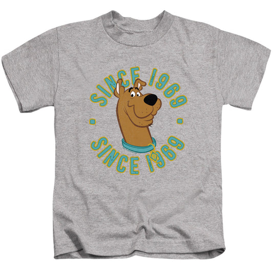 Scooby Doo Scooby 1969 Juvenile Kids Youth T Shirt Athletic Heather Officially Licensed