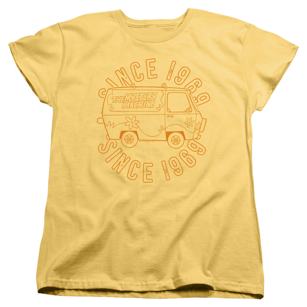 Scooby Doo Mystery Machine Womens T Shirt Banana Officially Licensed
