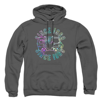 Scooby Doo Groovin 69 Mens Hoodie Charcoal Officially Licensed