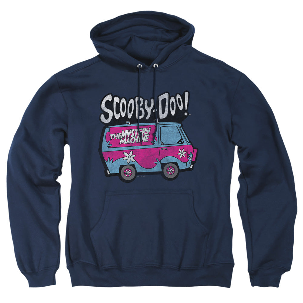 Scooby Doo! Mystery Machine 1 Mens Hoodie Navy Officially Licensed