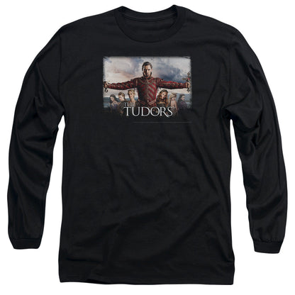 Tudors The Final Seduction Mens Long Sleeve Shirt Black Officially Licensed