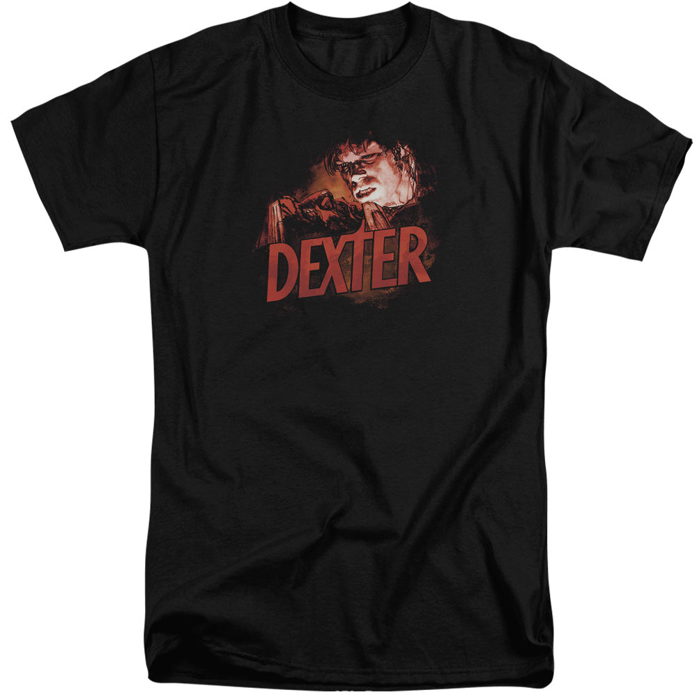 Dexter Drawing Mens Tall T Shirt Black Officially Licensed