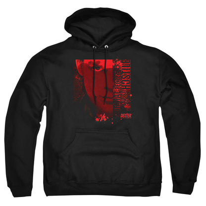 Dexter Normal Mens Hoodie Black Officially Licensed