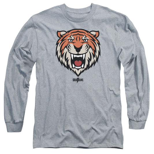 Shazam Movie Tawky Tawny Mens Long Sleeve Shirt Athletic Heather Officially Licensed Officially Licensed
