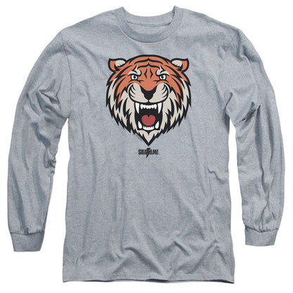 Shazam Movie Tawky Tawny Mens Long Sleeve Shirt Athletic Heather Officially Licensed Officially Licensed