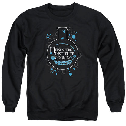 Breaking Bad Heisenberg Institute Of Cooking Mens Crewneck Sweatshirt Black Officially Licensed