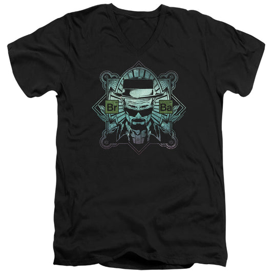 Breaking Bad The Man Mens Slim Fit V-Neck T Shirt Black Officially Licensed
