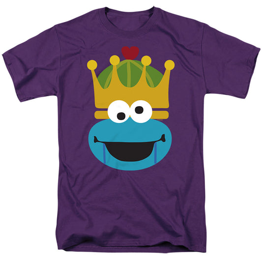 Sesame Street Christmas Nutcracker Cookie Monster Mens T Shirt Purple Officially Licensed