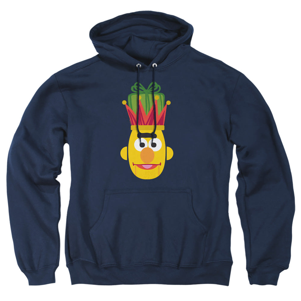 Sesame Street Christmas Nutcracker Bert Mens Hoodie Navy Officially Licensed