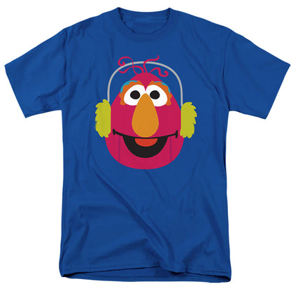 Sesame Street Christmas Nutcracker Telly Monster Mens T Shirt Purple Officially Licensed