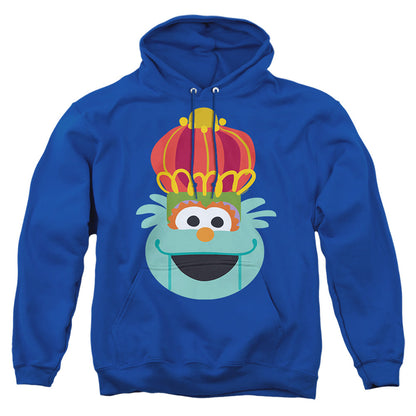 Sesame Street Christmas Nutcracker Rosita Mens Hoodie Royal Blue Officially Licensed