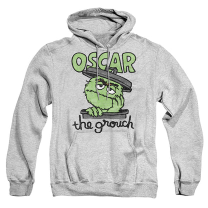 Sesame Street Canned Grouch Mens Hoodie Athletic Heather Officially Licensed