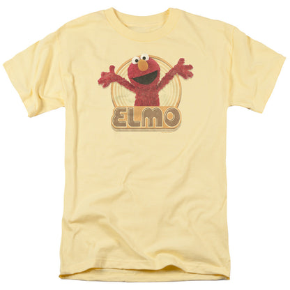 Sesame Street Elmo Iron On Mens T Shirt Banana Officially Licensed