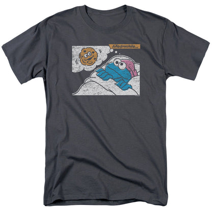 Sesame Street Meanwhile Mens T Shirt Charcoal Officially Licensed