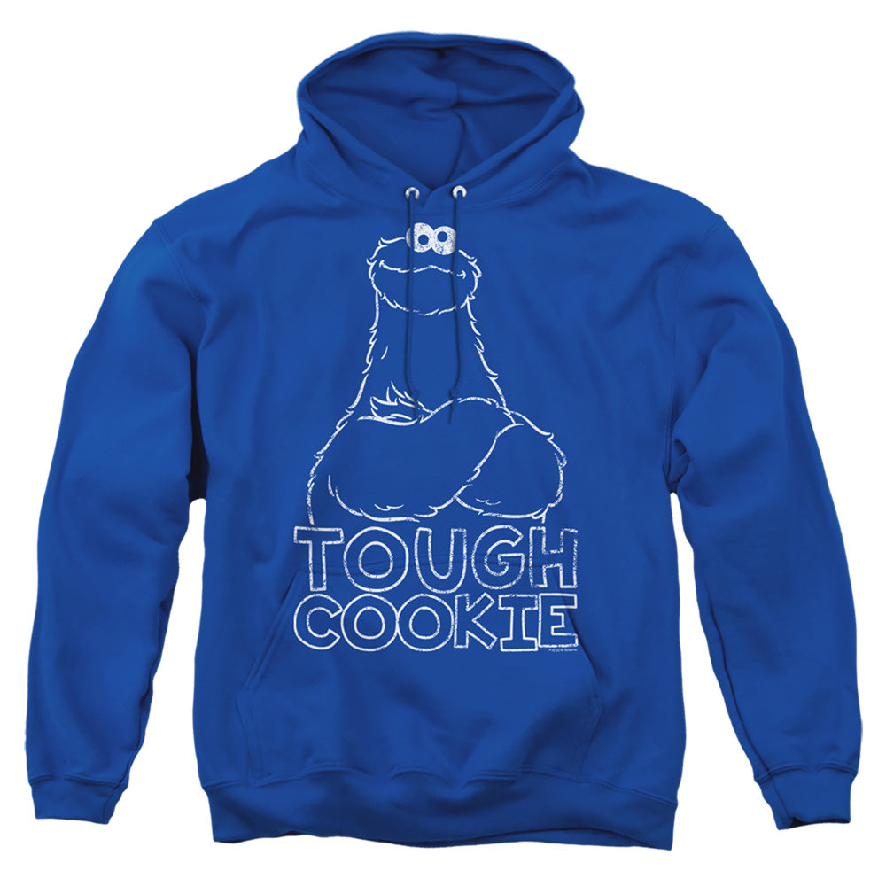Sesame Street Touch Cookie Mens Hoodie Royal Blue Officially Licensed