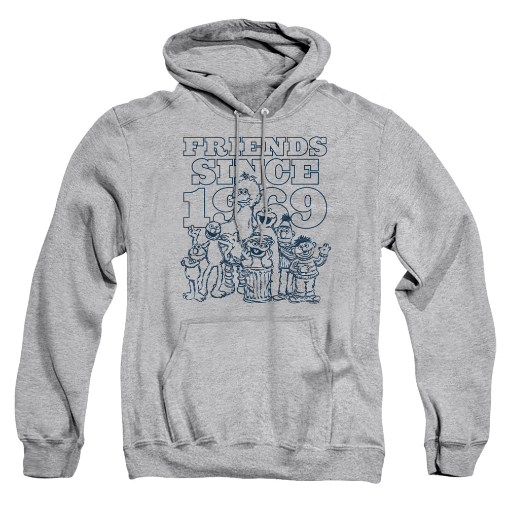 Sesame Street Friends Since Mens Hoodie Athletic Heather Officially Licensed