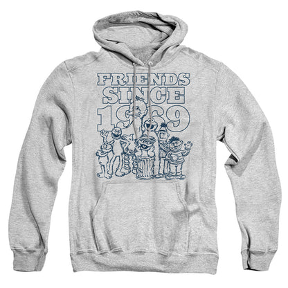 Sesame Street Friends Since Mens Hoodie Athletic Heather Officially Licensed